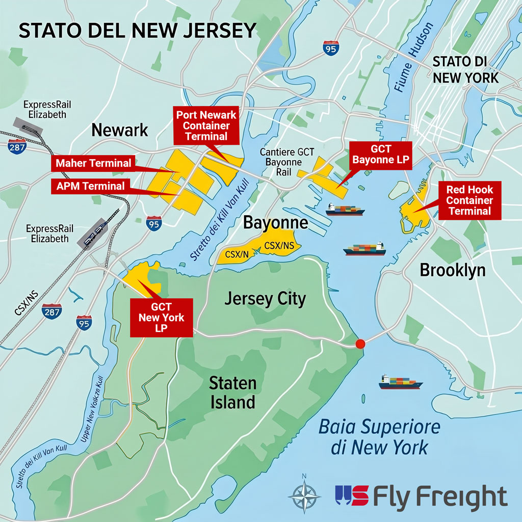 US Fly Freight Asseb Based in New York and New Jersey Bay Area