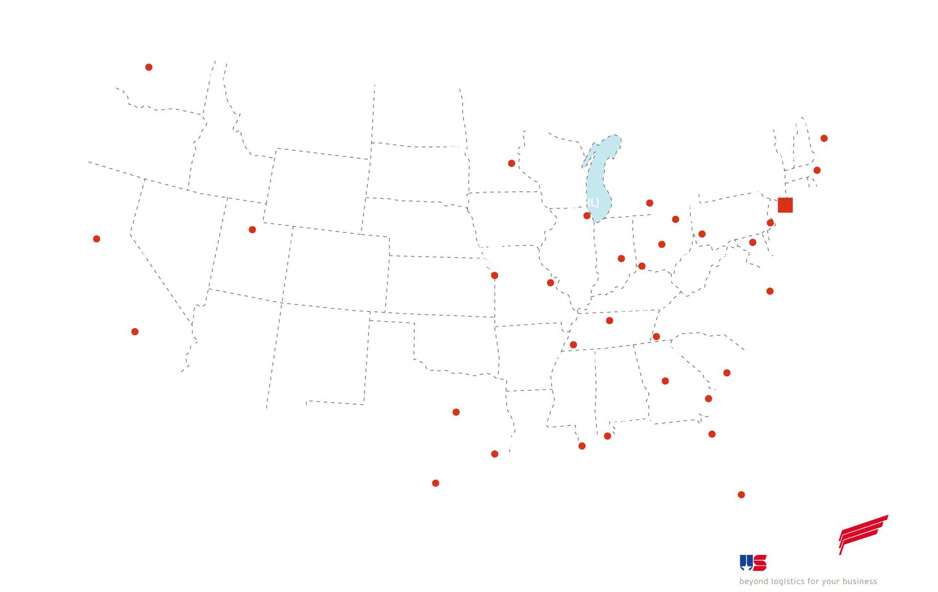 where we work - Our Operational Reach: Every Major US Port and Rail Ramp Covered